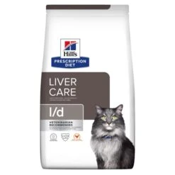 Hill's Prescription Diet L/D Croquettes Pour Chat Au Poulet