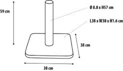 Flamingo Griffoir Polset Large Beige 38x38x59cm -Flamingo || ROYAL CANIN || Trixie Soldes Boutique 054936809811128fdb6651ce4cd62d092b9d4fa579dfa4ac8ad8f6c6243acad5