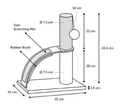 Flamingo Arbre à Chat Tessa Crème 35x25x43,5cm -Flamingo || ROYAL CANIN || Trixie Soldes Boutique 13dbc823342d968debb772475eccad4339574bb371984d92daa7a79b262e0c83