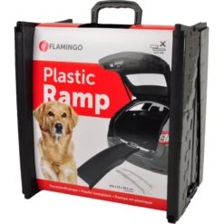 Flamingo Rampe Chien Pliante En Plastique 150x39,5x13