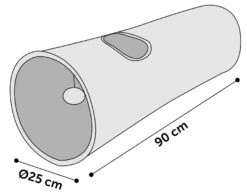 Flamingo Tunnel Pour Chat Rouge/gris 90cm Dia.25cm -Flamingo || ROYAL CANIN || Trixie Soldes Boutique 200c2605c1e7b2858d12b23621bb77f98d5aaeaa50da0daf0ccf10ed844cab1f