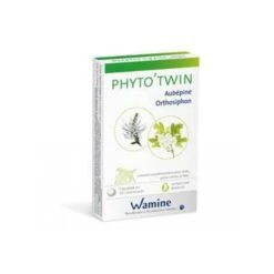Wamine Phyto'Twin Aubepine/Orthosiphon - 30 Comprimés