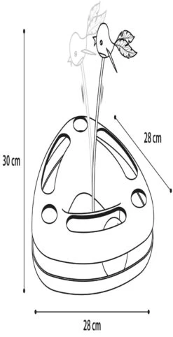 Flamingo Jouet Chat Felicia Bleu Triangle 28x28x30cm -Flamingo || ROYAL CANIN || Trixie Soldes Boutique 3a2f29fc7a21ba9b044481414064efb8608ad17ce5ed086deb7e6cae766727de