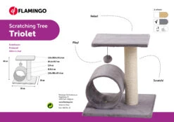 Flamingo Arbre à Chat Triolet Gris 38x38x40cm -Flamingo || ROYAL CANIN || Trixie Soldes Boutique 48afef0f42e981549eb17af6319a5bac6e9090efe62ae6f5fb39eb0e92e9a213