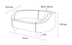 Flamingo Sofa Emerald Vert M 74x52,5x27,5 Cm -Flamingo || ROYAL CANIN || Trixie Soldes Boutique 520599 T 01
