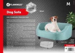 Flamingo Sofa Emerald Vert M 74x52,5x27,5 Cm -Flamingo || ROYAL CANIN || Trixie Soldes Boutique 520599 V 01