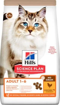 Hill's Science Plan No Grain Croquettes Sans Céréales Pour Chat Adulte Au Poulet - 1.5Kg -Flamingo || ROYAL CANIN || Trixie Soldes Boutique 52742036984 1 science plan chat adult no grain croquettes poulet