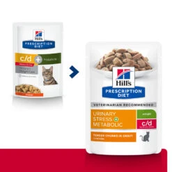 Hill's Prescription Diet C/D Urinay Stress + Metabolic Croquettes Pour Chat Au Poulet -Flamingo || ROYAL CANIN || Trixie Soldes Boutique 52742038537 0 prescription diet chat c d urinary stress metabolic sachet repas