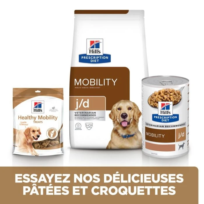 Hill's Prescription Diet J/D Mobility Croquettes Pour Chien Au Poulet 3 Hill's Prescription Diet J/D Mobility Croquettes Pour Chien Au Poulet