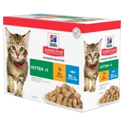 Hill's Science Plan Kitten Multipack 12 Sachets Repas Pour Chaton Poulet Et Poisson -Flamingo || ROYAL CANIN || Trixie Soldes Boutique 52742211503 1 1 science plan chaton sachet repas pack mixte poulet poisson