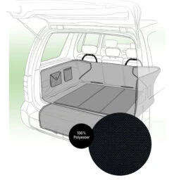 Flamingo Housse Pour Coffre De Voiture Moco Noir 163x125cm -Flamingo || ROYAL CANIN || Trixie Soldes Boutique 5331473 E 01