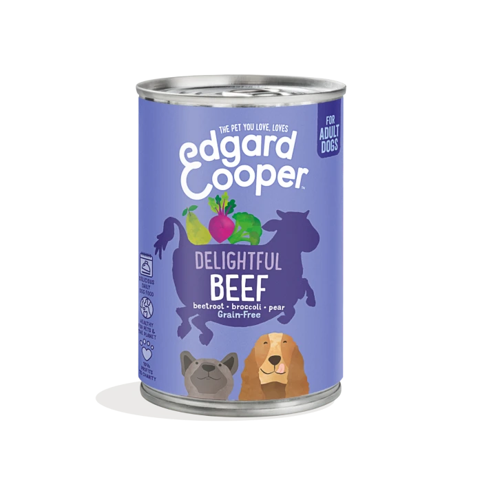 Edgard & Cooper Edgard&Cooper Pâtée Pour Chien Au Boeuf - 6x 400g 3 Edgard & Cooper Edgard&Cooper Pâtée Pour Chien Au Boeuf - 6x 400g