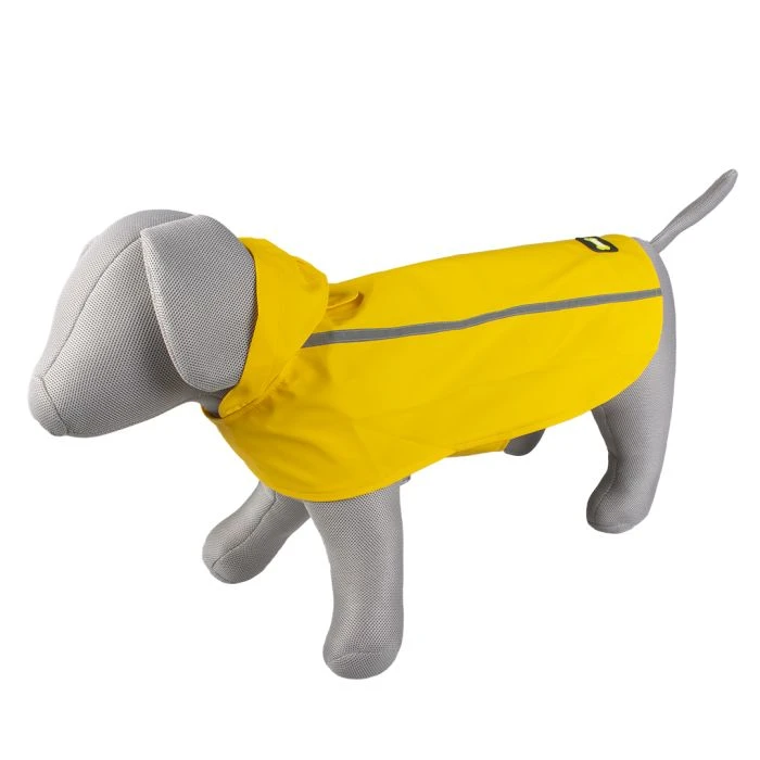 Imperméable Pour Chien Réfléchissant M - 50cm Jaune 3 Imperméable Pour Chien Réfléchissant M - 50cm Jaune