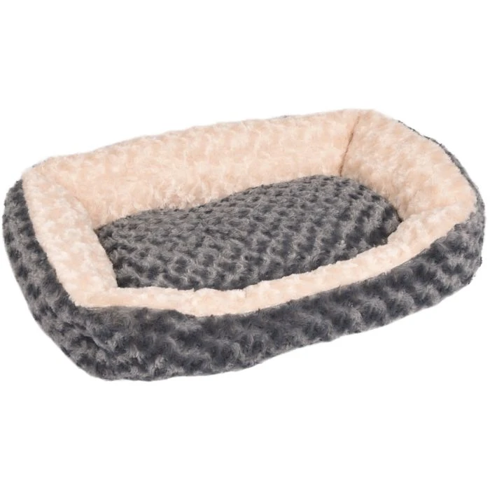 Flamingo Panier Cuddly Rectangulaire Gris 65x45x15cm 3 Flamingo Panier Cuddly Rectangulaire Gris 65x45x15cm