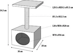Flamingo Griffoir Sassière Gris 30x30x55cm -Flamingo || ROYAL CANIN || Trixie Soldes Boutique 6b6e265f5c19d3d7352e5c7554120580b67ab01e73e919ed69f8319a2f50152a