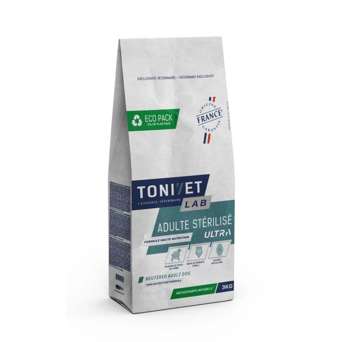 Tonivet Ultra Chien Adulte Stérilisé - 3kg 3 Tonivet Ultra Chien Adulte Stérilisé - 3kg
