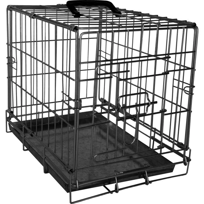 Flamingo Cage Pour Chien Ebo Noir Xs 47x31x38cm 3 Flamingo Cage Pour Chien Ebo Noir Xs 47x31x38cm