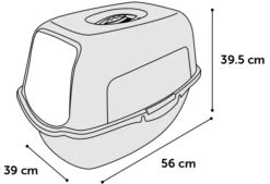 Flamingo Bac à Litière Lexie Gris Clair L 39x56x39,5cm -Flamingo || ROYAL CANIN || Trixie Soldes Boutique 97ba78bf8f4dbd156b0b2c354c4ffed1c94b79091706eddabcc6a9e221471317