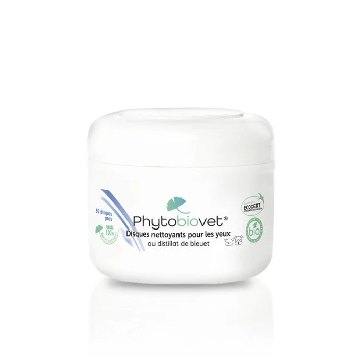 Phytobiovet Disques Nettoyants Pour Les Yeux Bio - 30 Disques 3 Phytobiovet Disques Nettoyants Pour Les Yeux Bio - 30 Disques