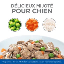 HILL'S SCIENCE PLAN HEALTHY CUISINE MIJOTÉS POUR CHIEN ADULTE SMALL & MINI AU POULET ET AU BŒUF 12X80G -Flamingo || ROYAL CANIN || Trixie Soldes Boutique Hill s science plan chien adult healthy cuisine mijotes sachet repas poulet boeuf 12x80g 4 FR