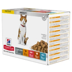 Hill's Science Plan Adult Sterilised Croquettes Et Boîtes Pour Chat Stérilisé 26 Hill's Science Plan Adult Sterilised Croquettes Et Boîtes Pour Chat Stérilisé -Flamingo || ROYAL CANIN || Trixie Soldes Boutique Hills science plan cat adult sterilised meals bags mix pack chicken turkey salmon trout 1
