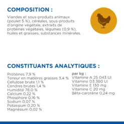 HILL'S SCIENCE PLAN HEALTHY CUISINE MIJOTÉS POUR CHAT ADULTE STÉRILISÉ AU POULET ET AU SAUMON 12X80G -Flamingo || ROYAL CANIN || Trixie Soldes Boutique Hills science plan chat adult sterilised cat healthy cuisine mijotes sachet repas poulet saumon 12x80g 6 FR