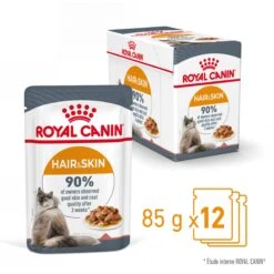 Royal Canin Hair & Skin Care En Sauce Pour Chat 12 Sachets De 85g -Flamingo || ROYAL CANIN || Trixie Soldes Boutique Royal Canin Hair Skin Care Gravy Chat FR 03