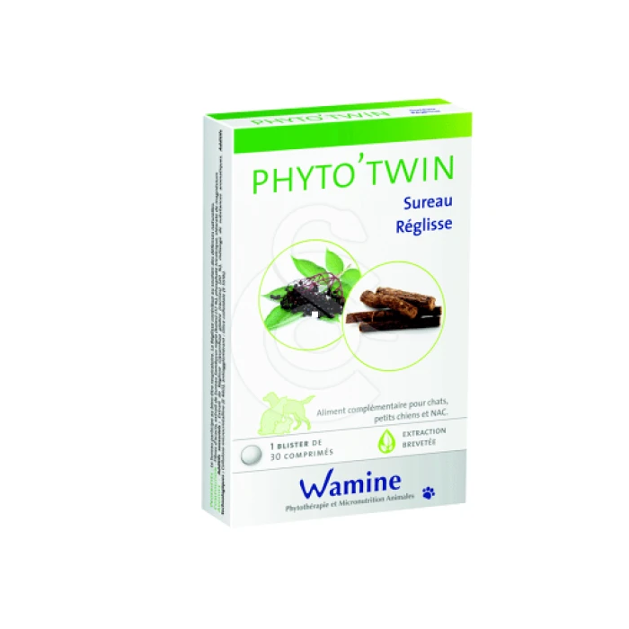 Wamine Phyto'Twin Sureau/Reglisse - 30 Comprimés 3 Wamine Phyto'Twin Sureau/Reglisse - 30 Comprimés
