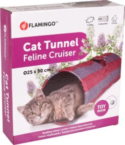 Flamingo Tunnel Pour Chat Rouge/gris 90cm Dia.25cm -Flamingo || ROYAL CANIN || Trixie Soldes Boutique adc0dbdc1e473f16cdcdbaae3fb7d0d3e350d9b3e45b8b335ea788f24e9699fb