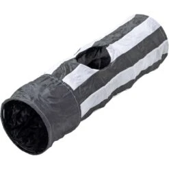 Devant 13 Flamingo Tunnel Pour Chat Noir/blanc 50cm Dia.25cm