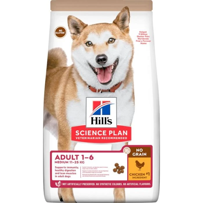 Hill's SP Chien Adulte No Grain 2,5Kg Poulet 3 Hill's SP Chien Adulte No Grain 2,5Kg Poulet