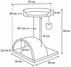 Flamingo Arbre à Chat Gene Gris 35x37x45cm -Flamingo || ROYAL CANIN || Trixie Soldes Boutique f1ed5589dcc3bbcb0446f8cc522b41fc335e3a6aed762503634cadd4cc006db6