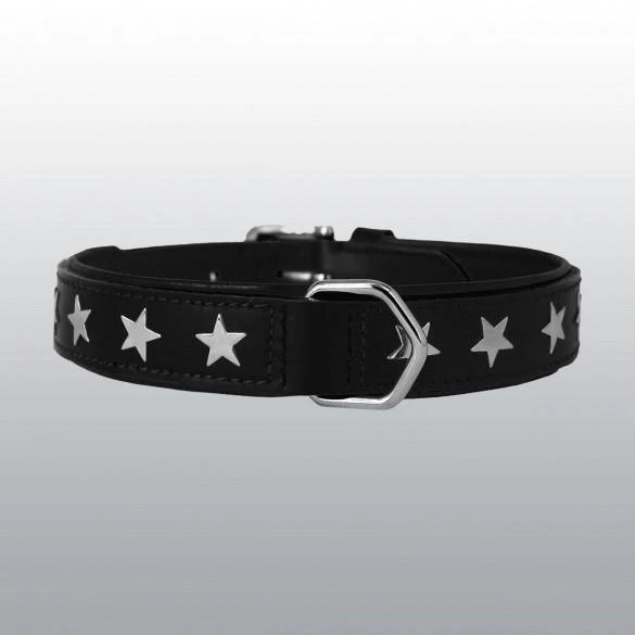 Collier Cuir Etoile Noir 4 Collier Cuir Etoile Noir – Image 2