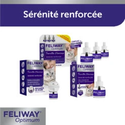 FELIWAY Optimum Diffuseur -Flamingo || ROYAL CANIN || Trixie Soldes Boutique feliway optimum diffuseur 1recharge 5 FR 1