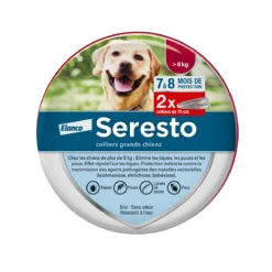 Seresto Collier Chien -Flamingo || ROYAL CANIN || Trixie Soldes Boutique packshot seresto x2 duopack grand chien
